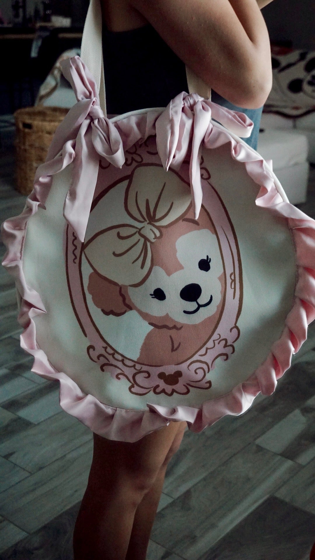 Cute Bear Coquette Tote Bag (READY TO SHIP)