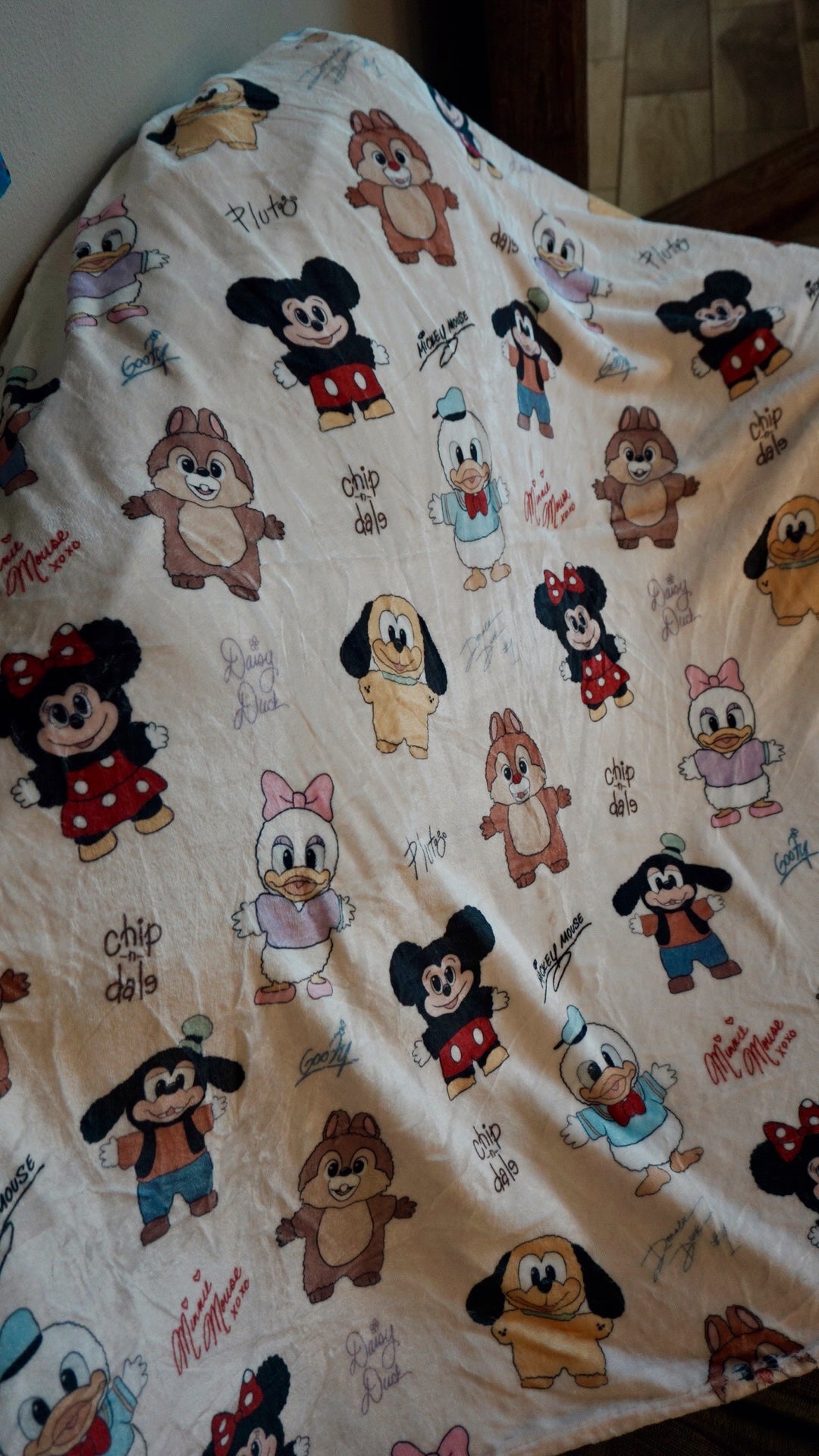 Mouse & Friends Blanket (READY TO SHIP)