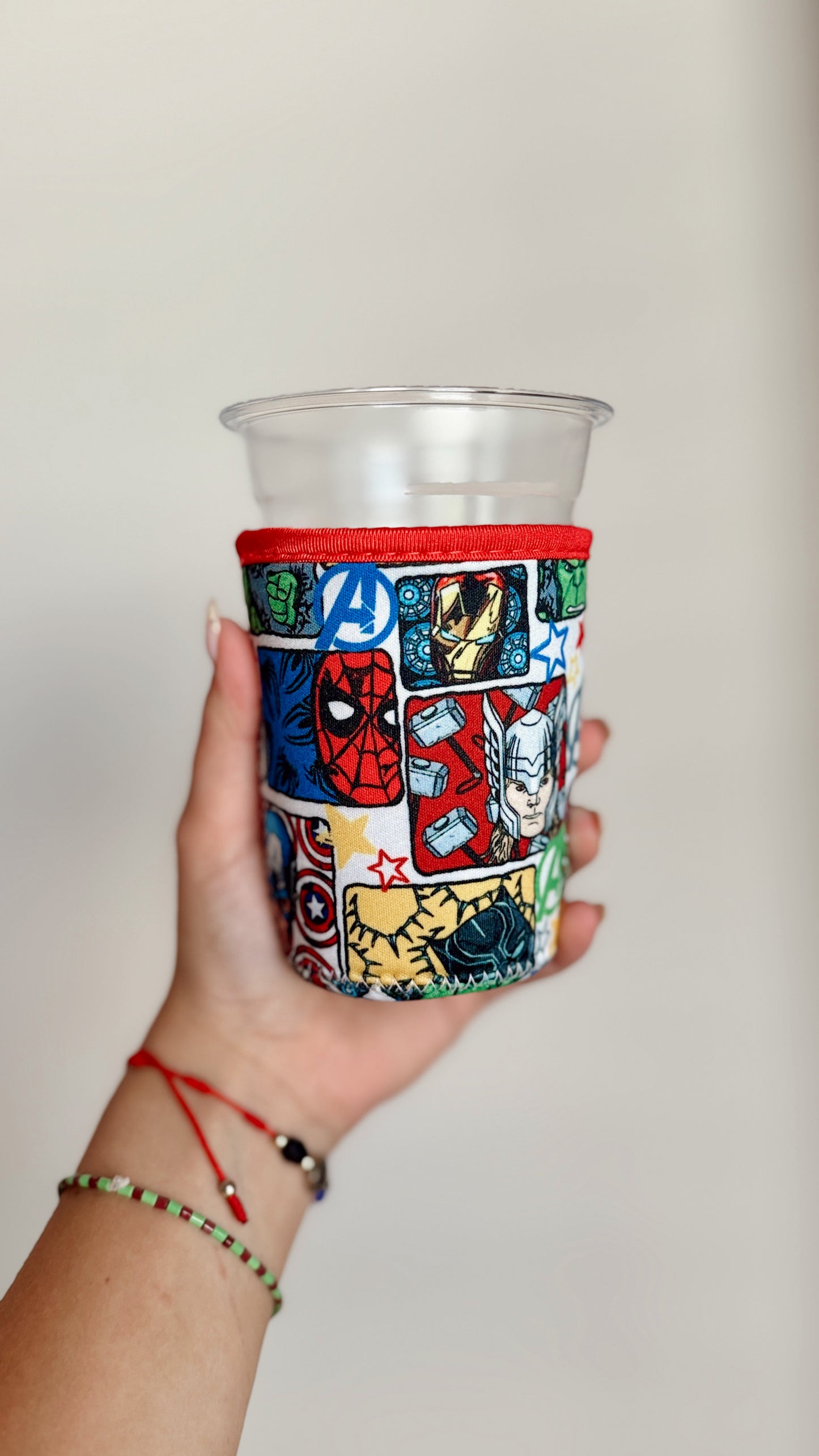 Superhero Small Cup Sleeve (READY TO SHIP) - NO EXCHANGES OR CANCELATIONS