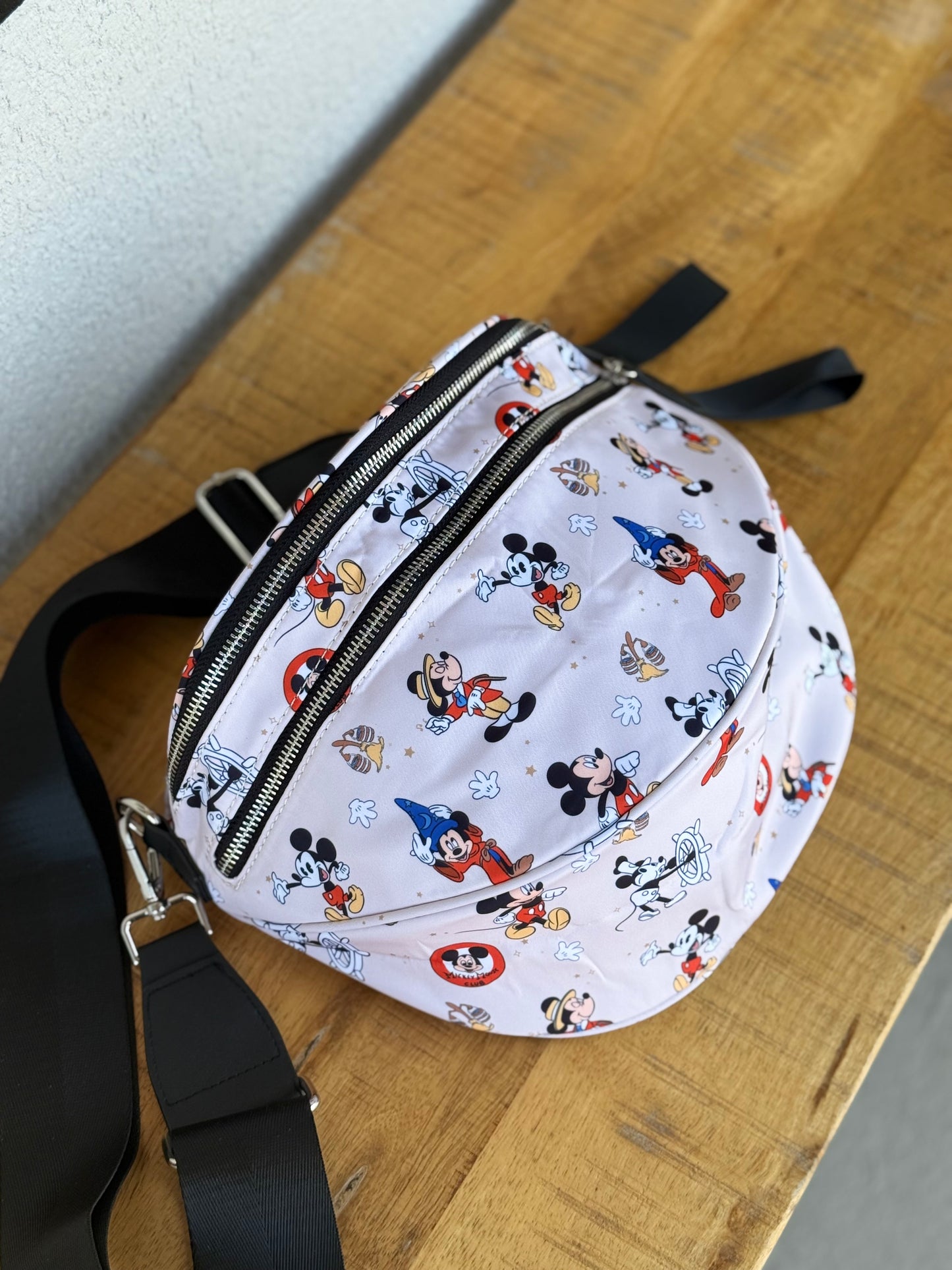 Mouse Through The Years CrossBody/FannyPack (READY TO SHIP)