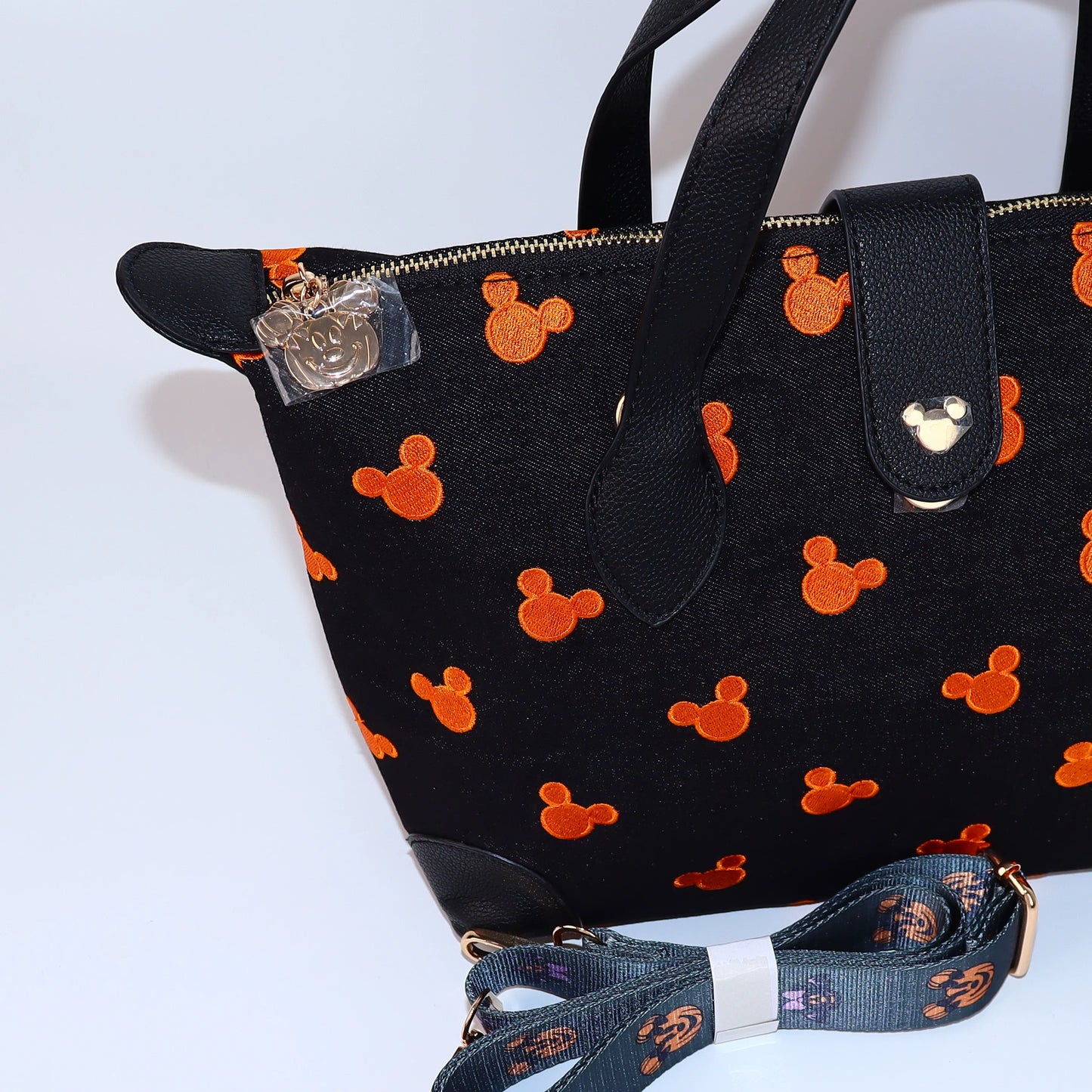 XL Spooky Denim Crossbody Purse (READY TO SHIP) NO EXCHANGES OR CANCELATIONS