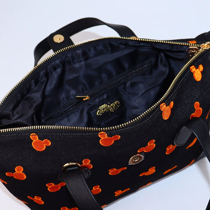 XL Spooky Denim Crossbody Purse (READY TO SHIP) NO EXCHANGES OR CANCELATIONS