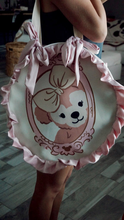 Cute Bear Coquette Tote Bag (READY TO SHIP)