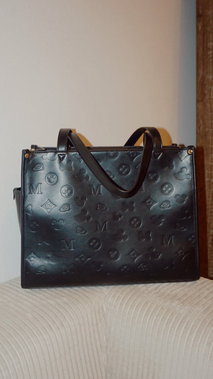 Lux Voyage Leather Tote Bag (READY TO SHIP) NO RETURNS OR EXCHANGES