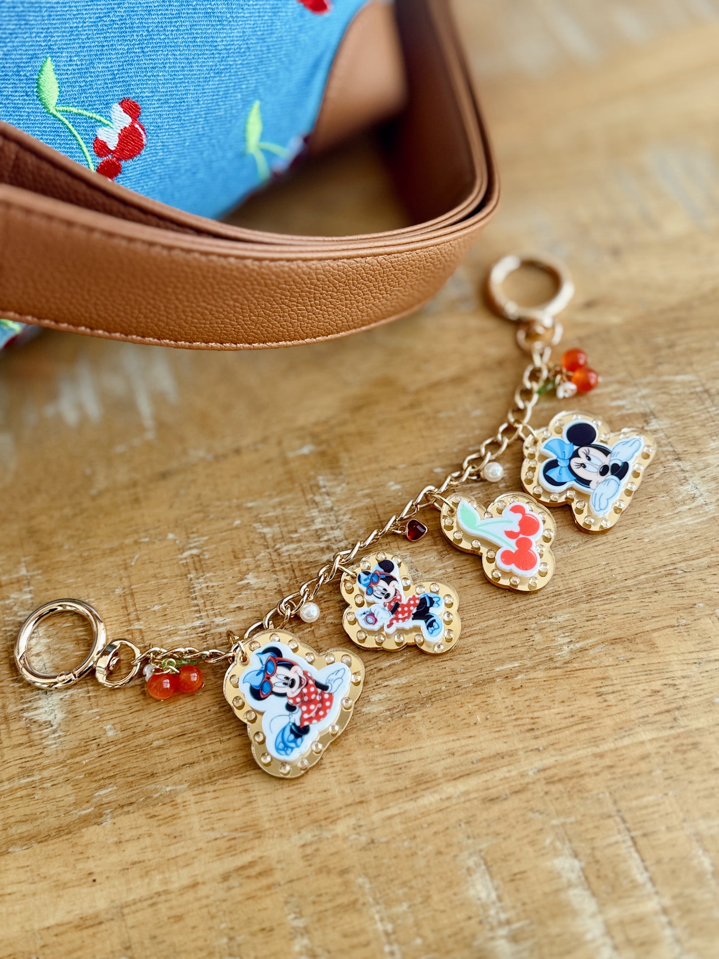 Cherry Lane Bag Chain (READY TO SHIP) NO EXCHANGES OR CANCELATIONS