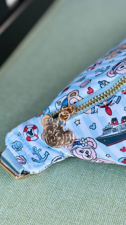 Beary Sailing Friends Jumbo Fannypack (READY TO SHIP) NO EXCHANGES OR CANCELATIONS