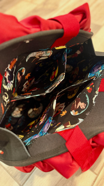 Evil Lion/Hyenas Villain Tote Bag (READY TO SHIP)  NO EXCHANGES OR CANCELATIONS