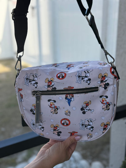 Mouse Through The Years CrossBody/FannyPack (READY TO SHIP)