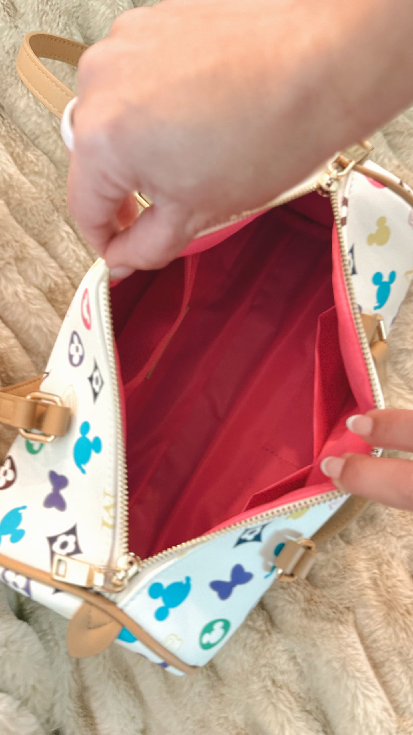 Monogram Cylinder Purse (READY TO SHIP) NO EXCHANGES OR CANCELATIONS