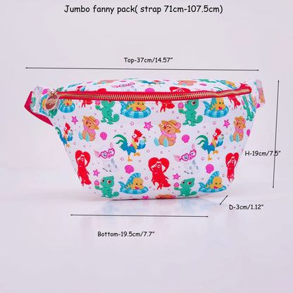 Market Exclusive Jumbo Fannypacks *2 Designs* (READY TO SHIP) NO EXCHANGES OR CANCELATIONS