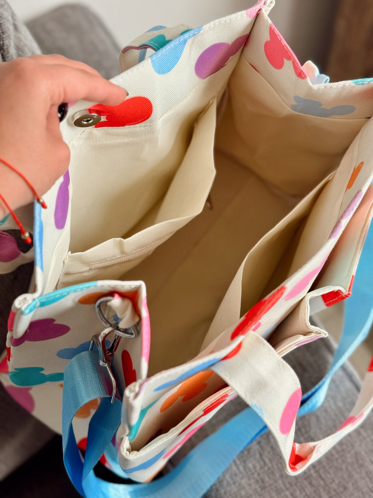 Colored In Magic Tote Bag (READY TO SHIP) NO EXCHANGES OR CANCELATIONS