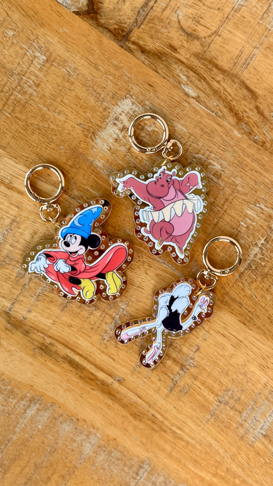 Magic Mouse Acrylic Bag Charms *3 Designs Available* (READY TO SHIP) NO EXCHANGES OR CANCELATIONS