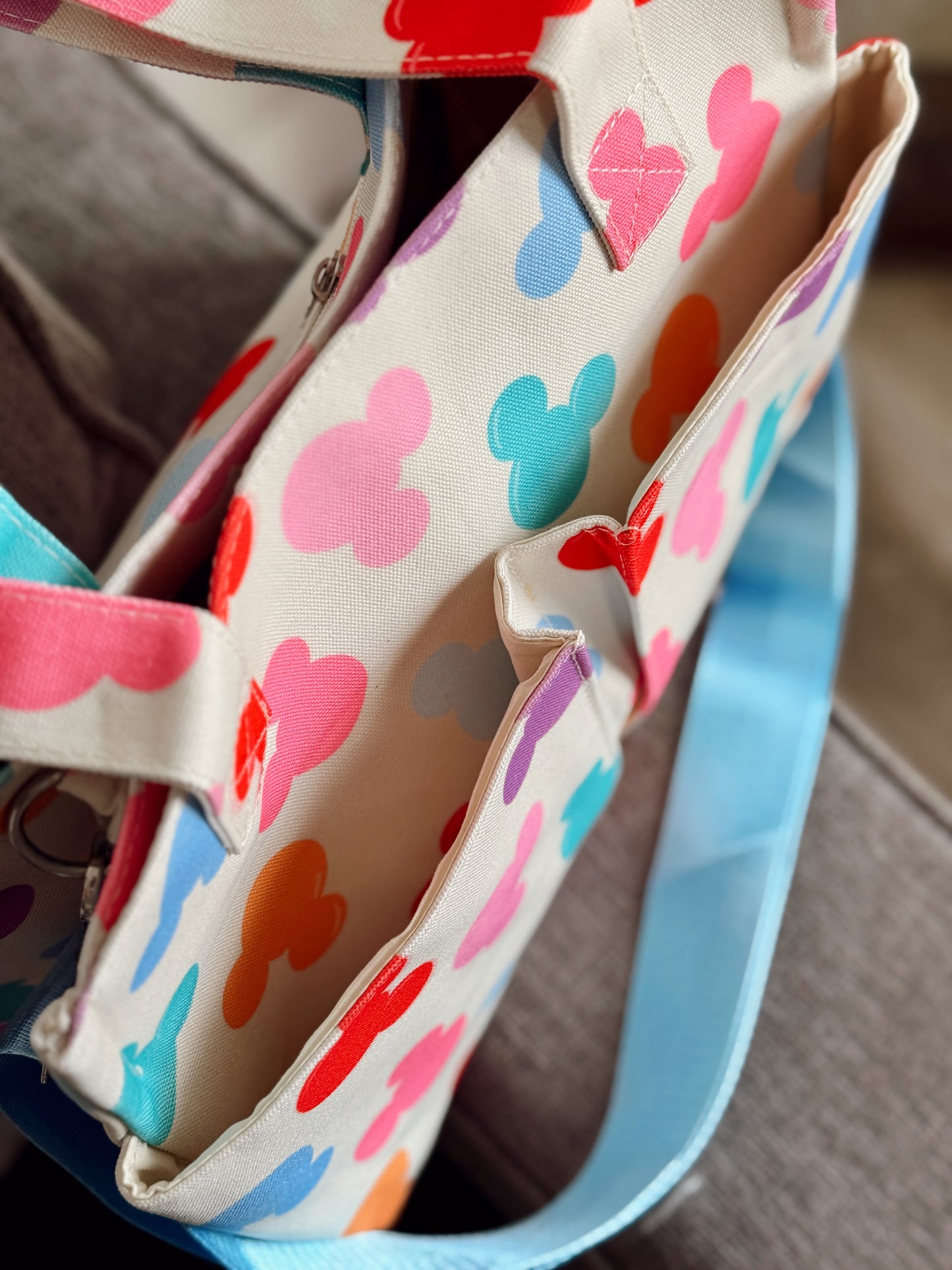 Colored In Magic Tote Bag (READY TO SHIP) NO EXCHANGES OR CANCELATIONS