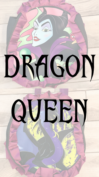 Queen/Dragon Villain Tote Bag (READY TO SHIP)  NO EXCHANGES OR CANCELATIONS