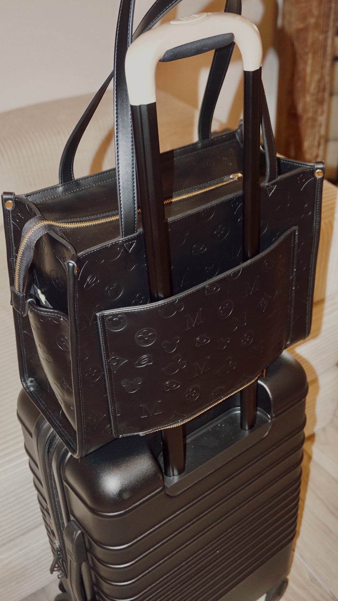 Lux Voyage Leather Tote Bag (READY TO SHIP) NO RETURNS OR EXCHANGES