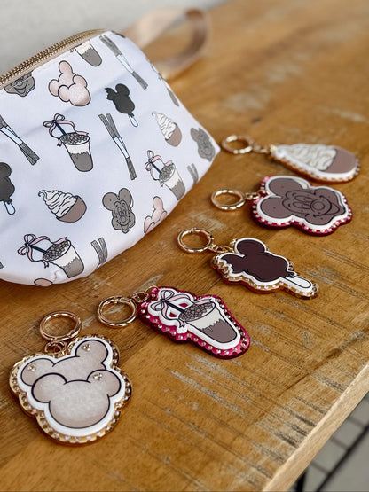 Snacks Acrylic Keychains - 3 Deisgns Available(READY TO SHIP) NO EXCHANGES OR CANCELATIONS