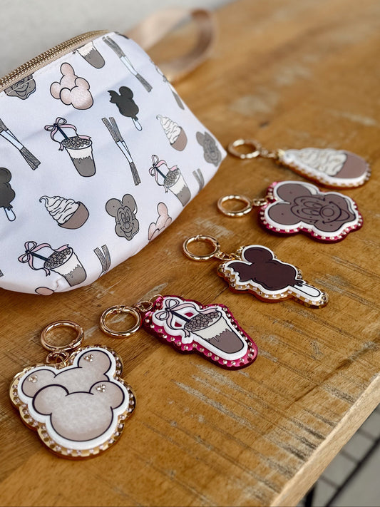 Snacks Acrylic Keychains - 3 Deisgns Available(READY TO SHIP) NO EXCHANGES OR CANCELATIONS