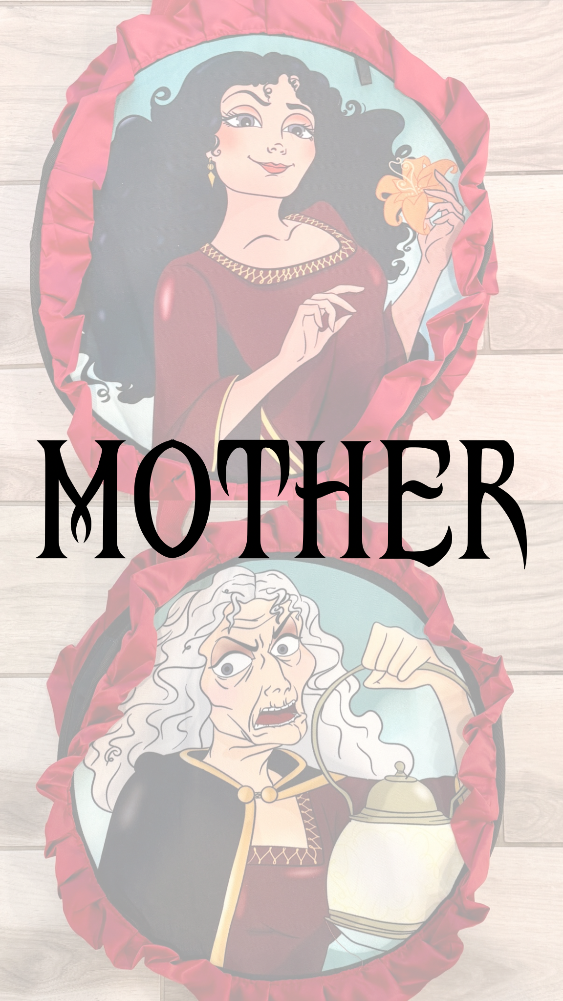 Mother/Witch Villain Tote Bag (READY TO SHIP)  NO EXCHANGES OR CANCELATIONS