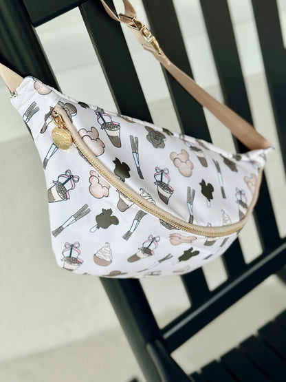 Snacks Jumbo Fannypack (READY TO SHIP) NO EXCHANGES OR CANCELATIONS