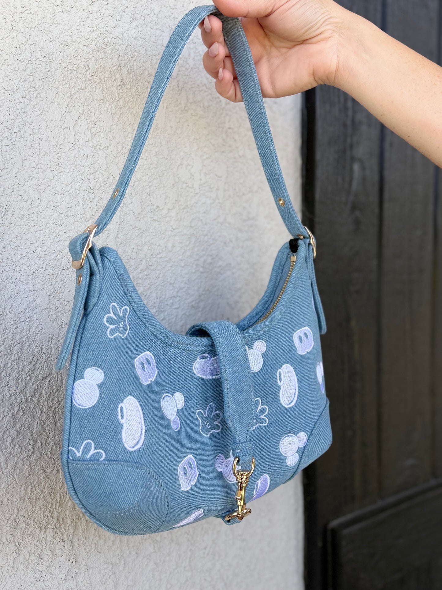 Oh Boy! Boho Denim Purse (READY TO SHIP) NO RETURNS OR EXCHANGES