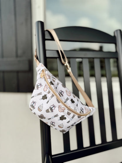 Snacks Jumbo Fannypack (READY TO SHIP) NO EXCHANGES OR CANCELATIONS