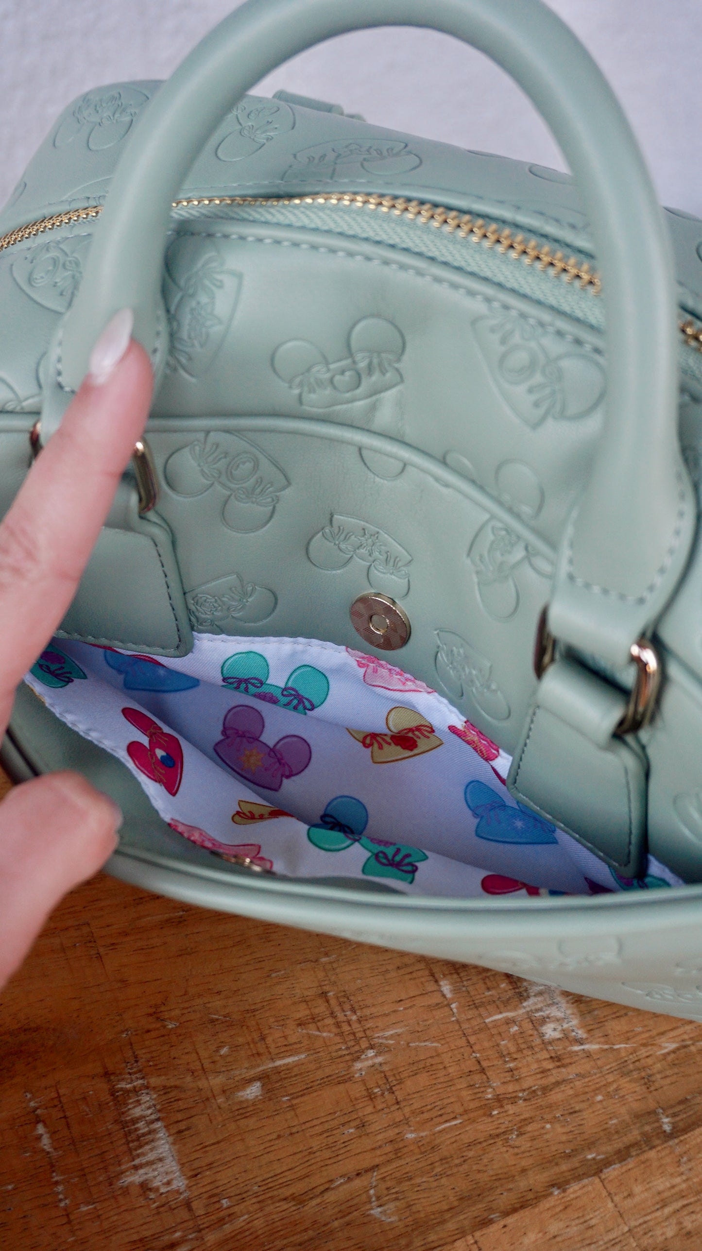 Sage Enchanted Fairytale Bowler Bag (PREORDER: ESTIMATED ARRIVAL MID-END OF APRIL)