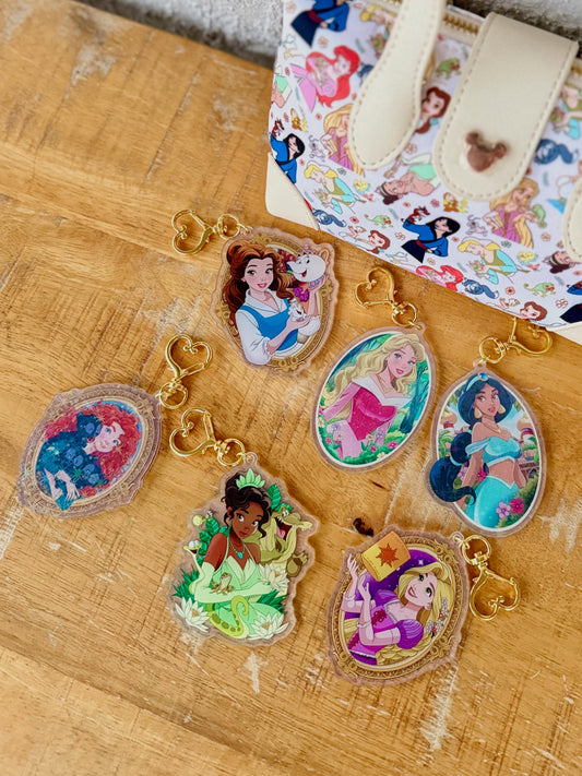 Princess Keychains (READY TO SHIP)