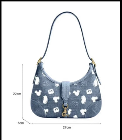 Oh Boy! Boho Denim Purse (READY TO SHIP) NO RETURNS OR EXCHANGES