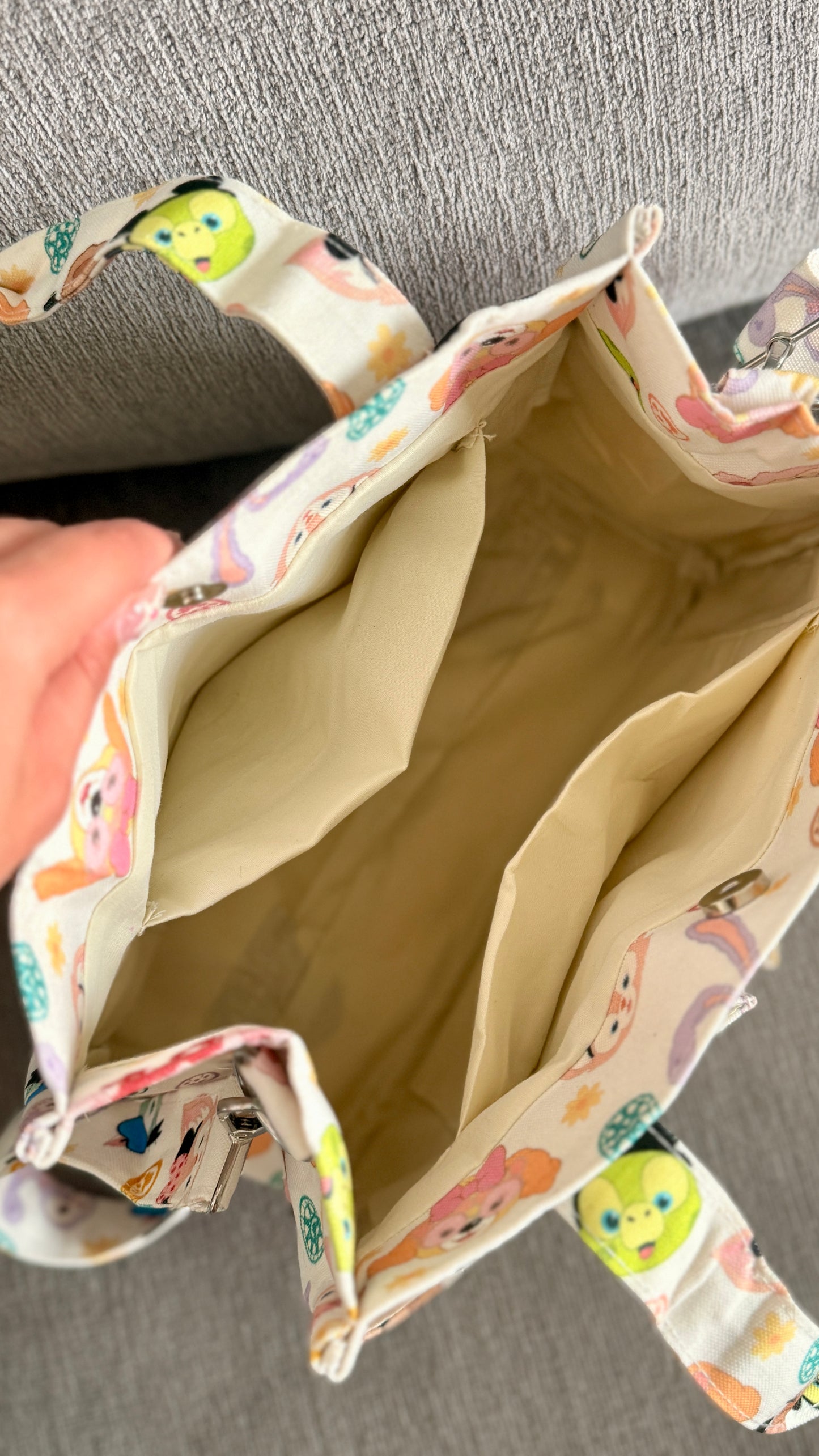 Bear & Friends Canvas Tote Purse (READY TO SHIP)  NO EXCHANGES OR CANCELATIONS