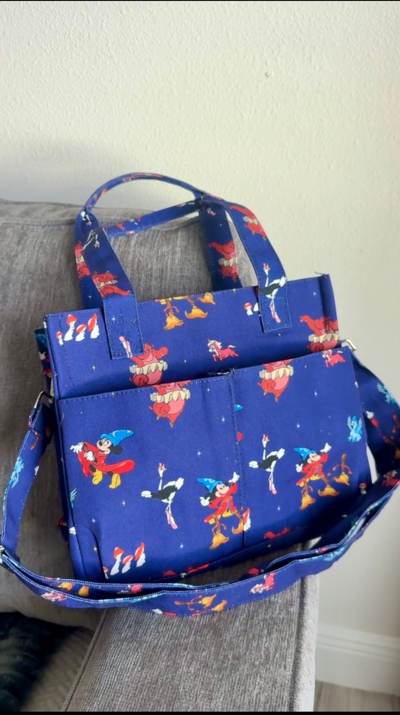 Magic Mouse Canvas Tote Purse (READY TO SHIP)  NO EXCHANGES OR CANCELATIONS