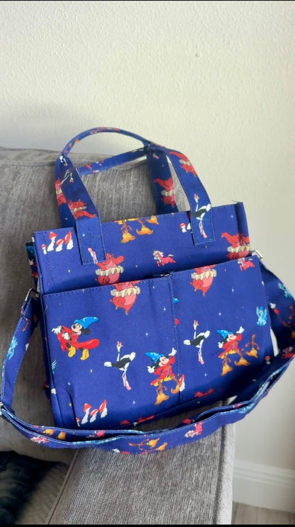 Magic Mouse Canvas Tote Purse (READY TO SHIP)  NO EXCHANGES OR CANCELATIONS